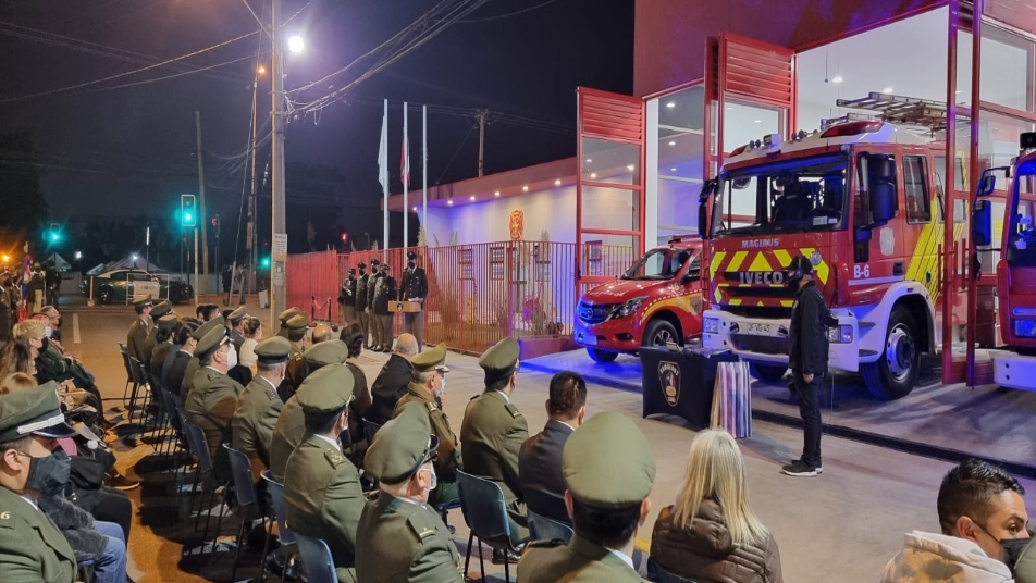 Inauguración oficial del nuevo cuartel de la Sexta Compañía del CB de Coquimbo